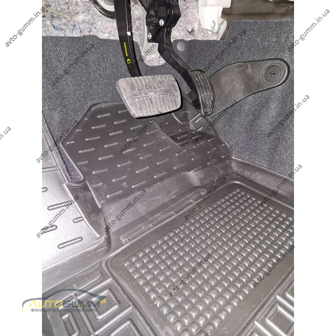 Килимки в салон Subaru Forester 6 2025- гумові, чорні (AVTO-Gumm)
