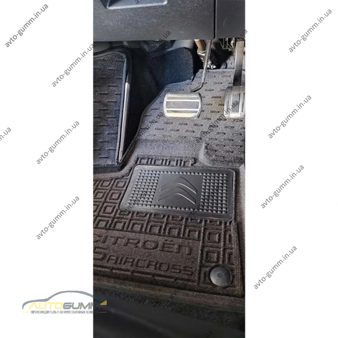 Гибридные коврики в салон Citroen C5 Aircross 2018- (AVTO-Gumm)