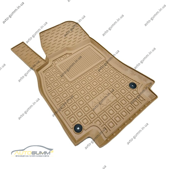 Автомобильные коврики в салон Audi A4 (B8) 2008- бежевые (AVTO-Gumm)