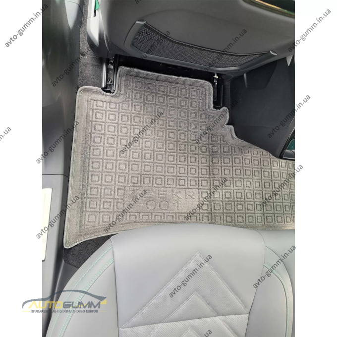 Гібридні килимки в салон Zeekr 001 2022- (AVTO-Gumm)