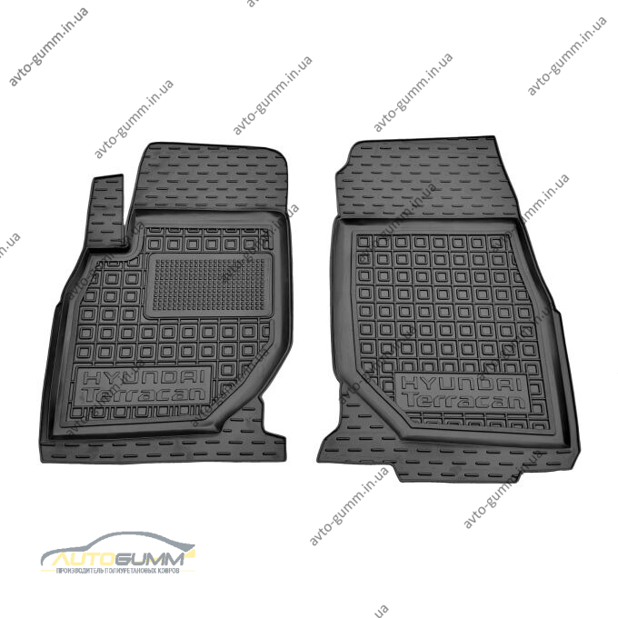 Передні килимки в автомобіль Hyundai Terracan 2001-2007 (AVTO-Gumm)