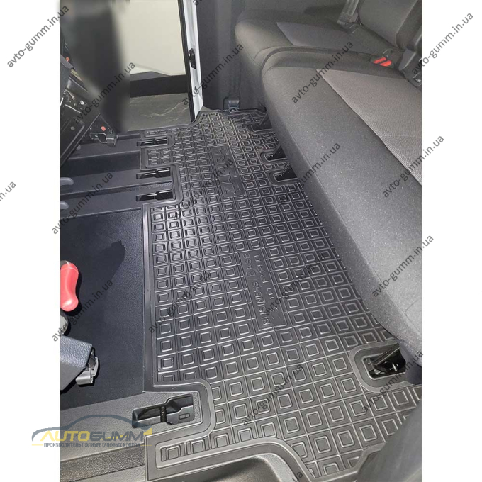 Автомобільні килимки в салон Opel Zafira Life 2019- 3-й ряд Business (Base) (8м) (AVTO-Gumm)