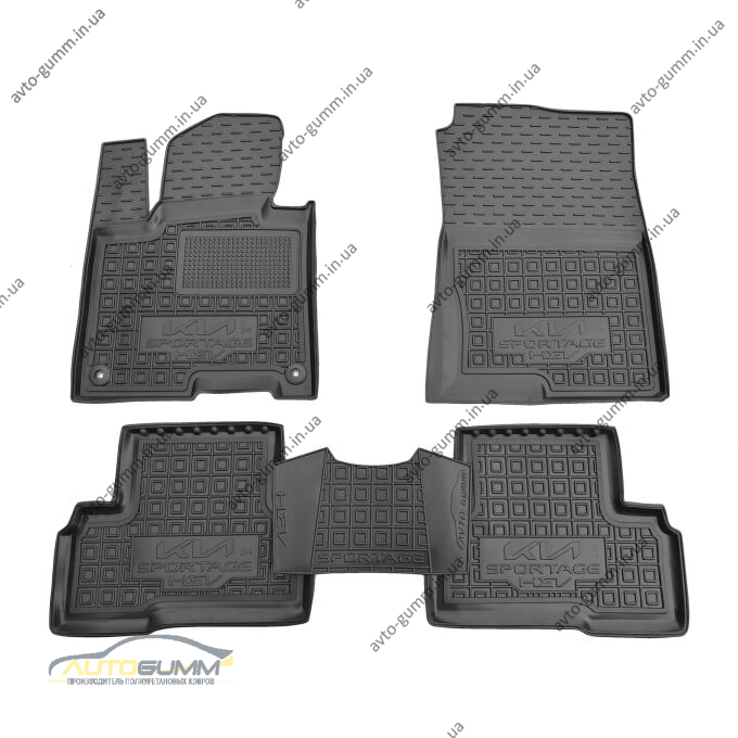 Автомобильные коврики в салон Kia Sportage 5 2024- HEV (AVTO-Gumm)