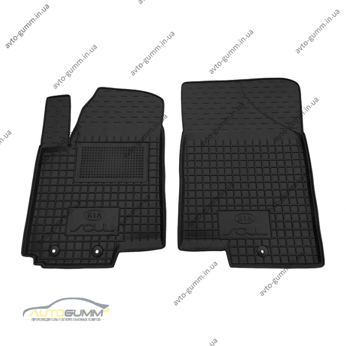 Передні килимки в автомобіль Kia Soul 2008-2014 (Avto-Gumm)