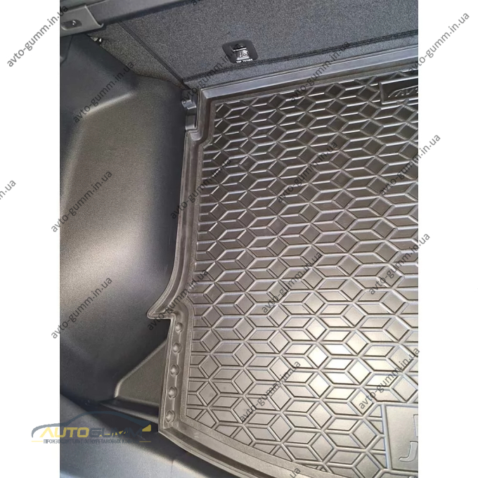 Килимок в багажник Haval Jolion Pro 2024- гумовий, чорний (AVTO-Gumm)