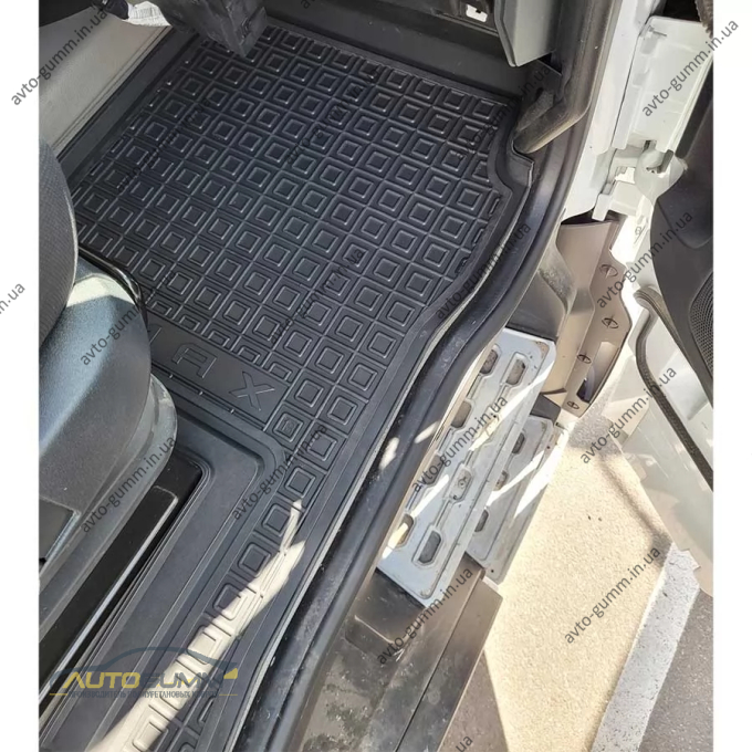 Килимки в салон Ford F-Max 2018- гумові, чорні (AVTO-Gumm)