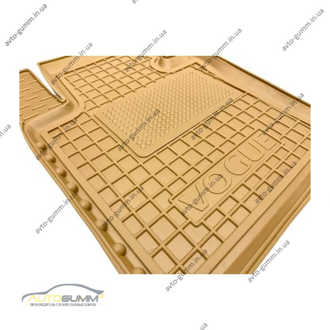 Автомобильные коврики в салон Range Rover 2002-2012 бежевые (AVTO-Gumm)