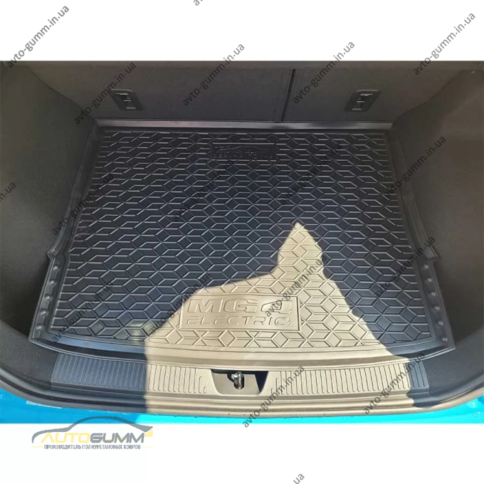 Килимок в багажник MG 4 EV 2022- Luxury, верхня полиця гумовий, чорний (AVTO-Gumm)