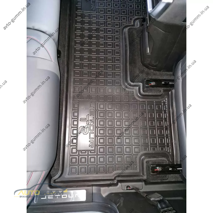 Килимки в салон Jetour T2 2024- гумові, чорні (AVTO-Gumm)