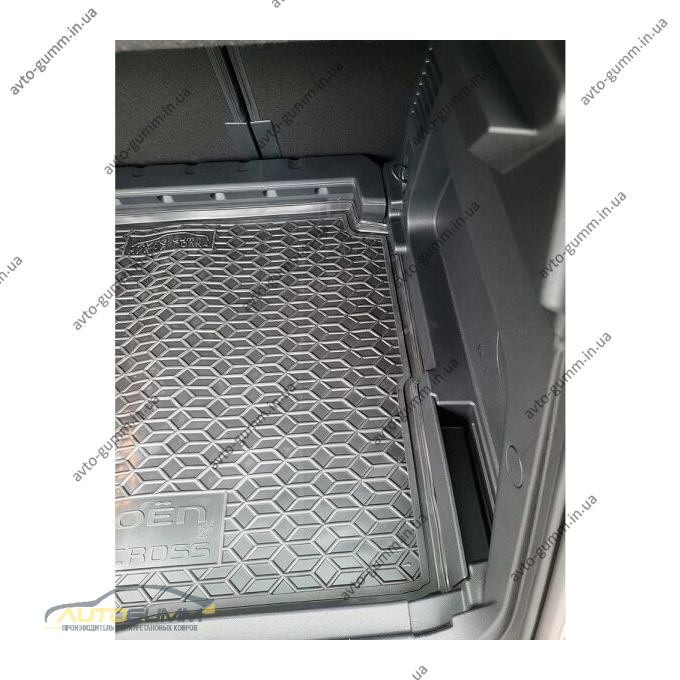 Автомобильный коврик в багажник Citroen C5 Aircross 2022- нижняя полка (AVTO-Gumm)