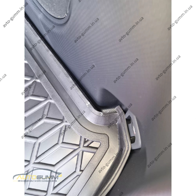 Килимок в багажник Subaru Forester 6 2025- гібрид, з/без сабвуфера гумовий, чорний (AVTO-Gumm)