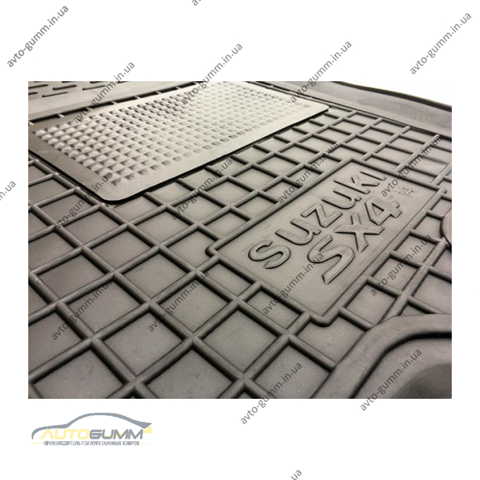 Водительский коврик в салон Suzuki SX4 2013- (Avto-Gumm)