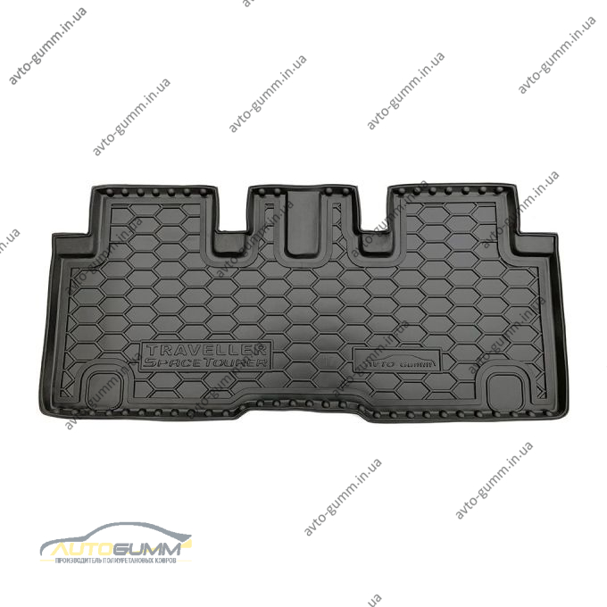 Автомобильный коврик в багажник Citroen SpaceTourer 17-/Peugeot Traveller 17- (VIP L2 пасс.) (Avto-Gumm)
