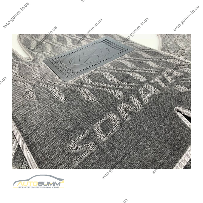Текстильные коврики в салон Hyundai Sonata NF/6 2005- (V) серые AVTO-Tex
