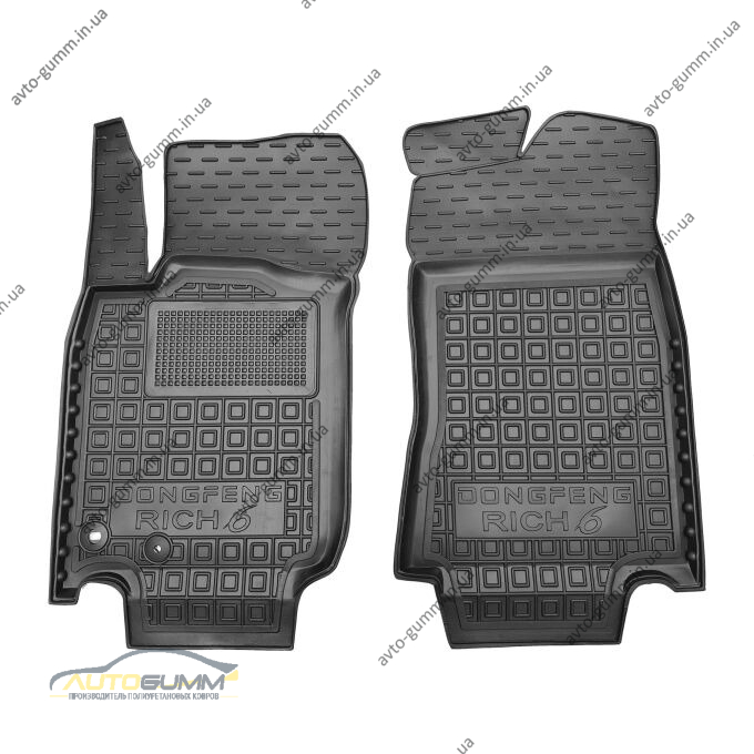 Передние коврики в автомобиль Dongfeng Rich 6 2022- (AVTO-Gumm)