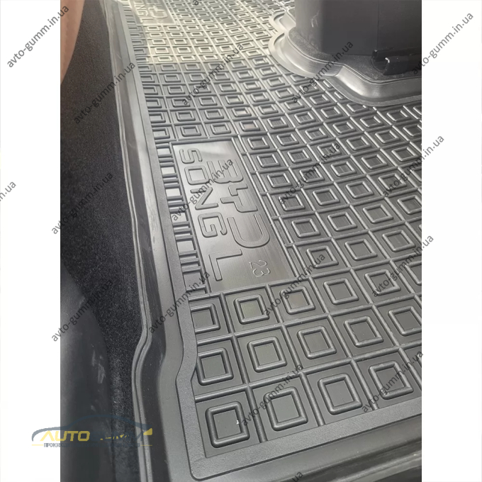 Килимки в салон BYD Song L EV 2023- гумові, чорні (AVTO-Gumm)