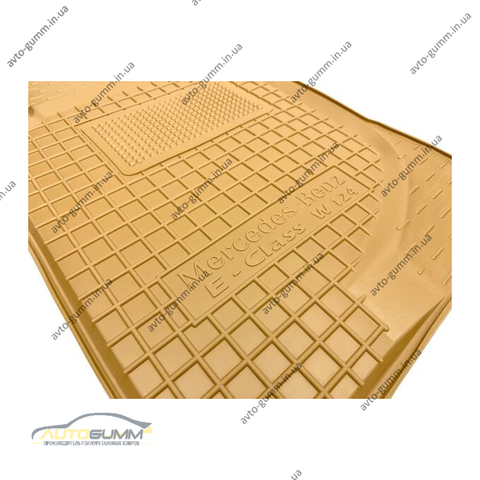 Автомобильные коврики в салон Mercedes E (W124) 1984- бежевые (AVTO-Gumm)