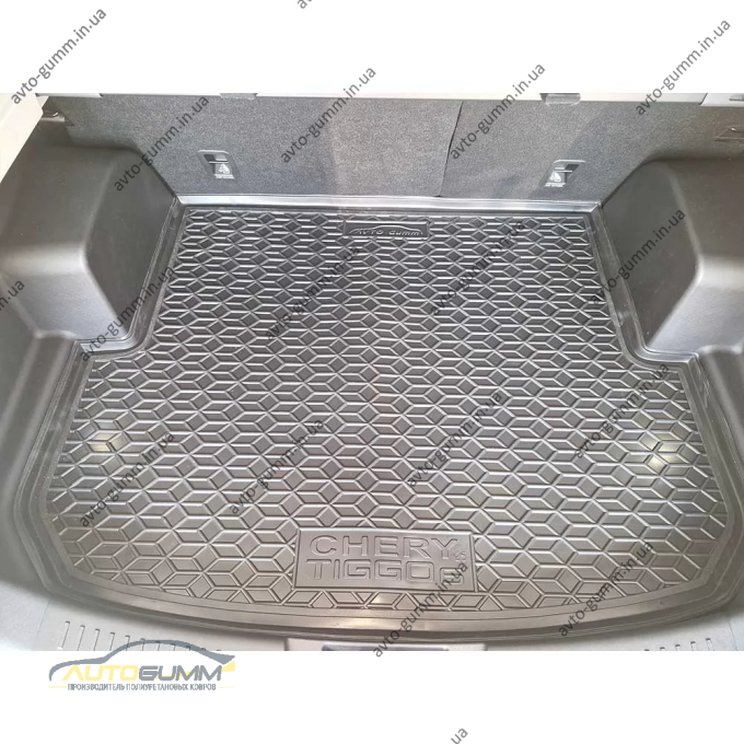 Килимок в багажник Chery Tiggo 6 2025- гумовий, чорний (AVTO-Gumm)