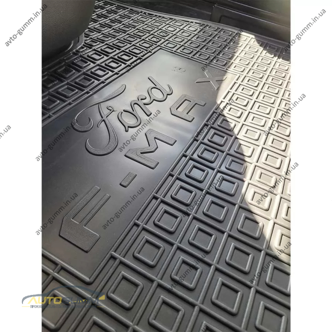 Килимки в салон Ford F-Max 2018- гумові, чорні (AVTO-Gumm)