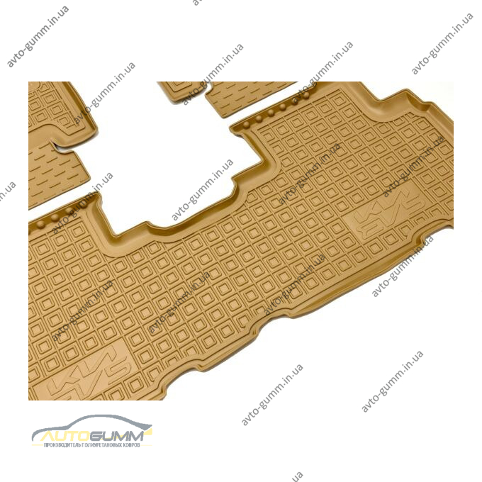 Автомобильные коврики в салон Kia EV5 2024- бежевые (AVTO-Gumm)