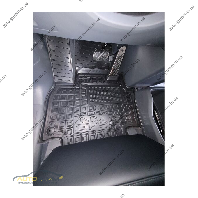 Автомобільні килимки в салон Kia EV9 2024- 6 мест (AVTO-Gumm)