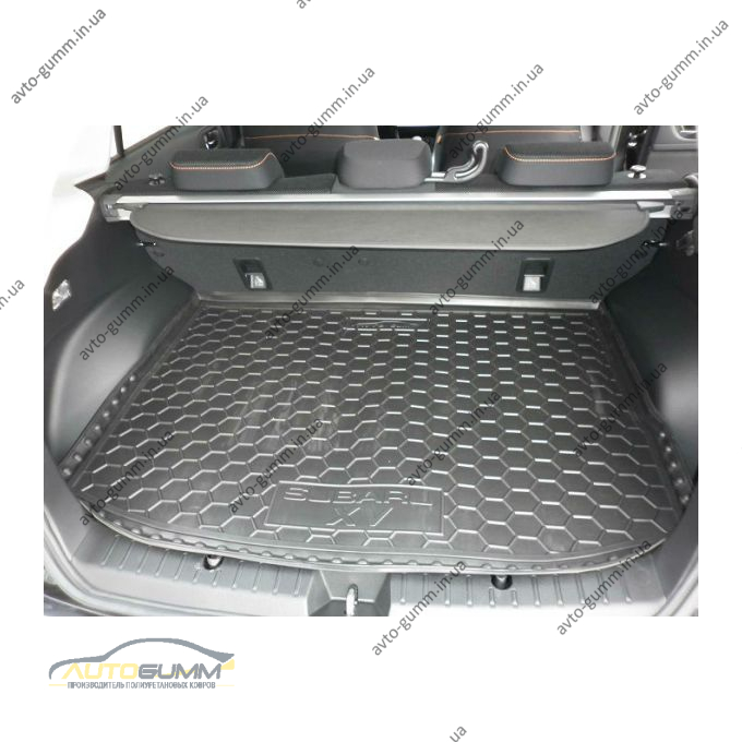 Автомобильный коврик в багажник Subaru XV 2012- (Avto-Gumm)