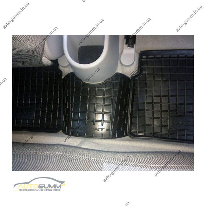Автомобільні килимки в салон Hyundai Accent 2006-2010 (Avto-Gumm)