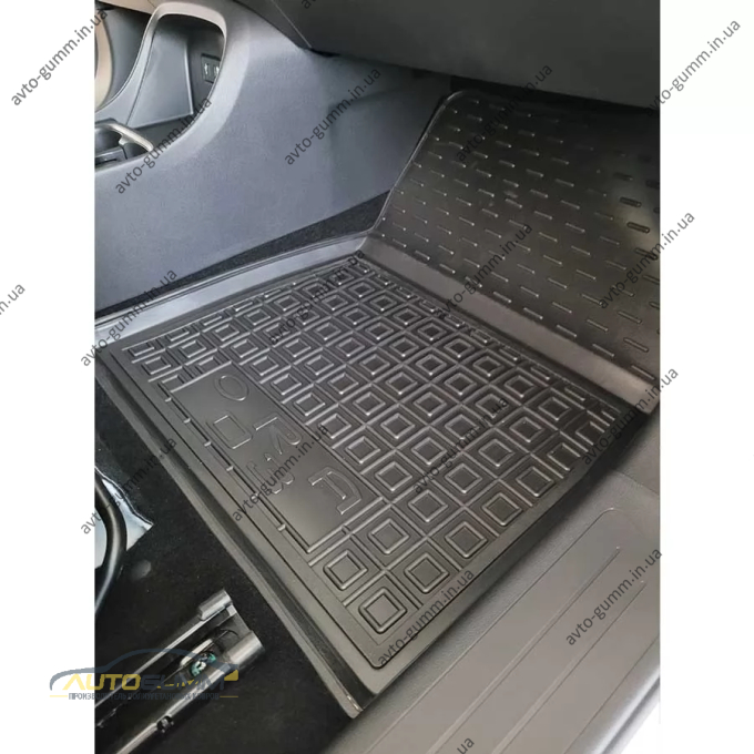 Коврики в салон Haval ORA 03 2023- резиновые, чёрные (AVTO-Gumm)