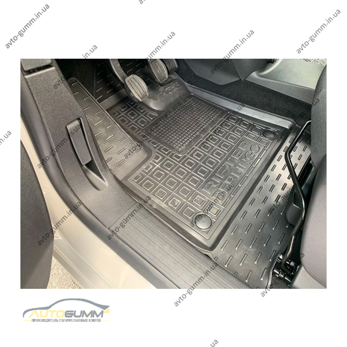 Водійський килимок в салон Peugeot Rifter 19-/Citroen Berlingo 19- (Avto-Gumm)
