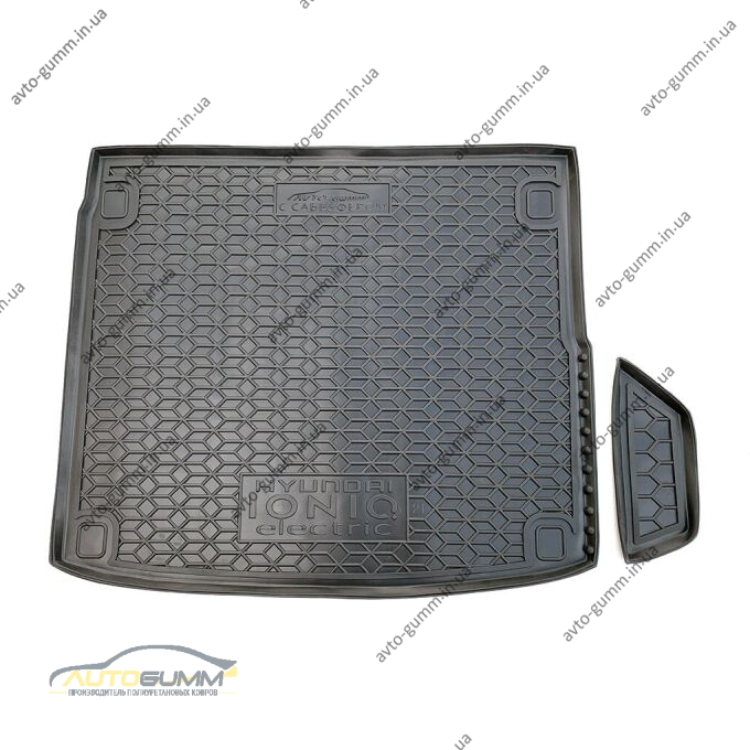 Автомобільний килимок в багажник Hyundai IONIQ electric 2021- с сабв. (AVTO-Gumm)