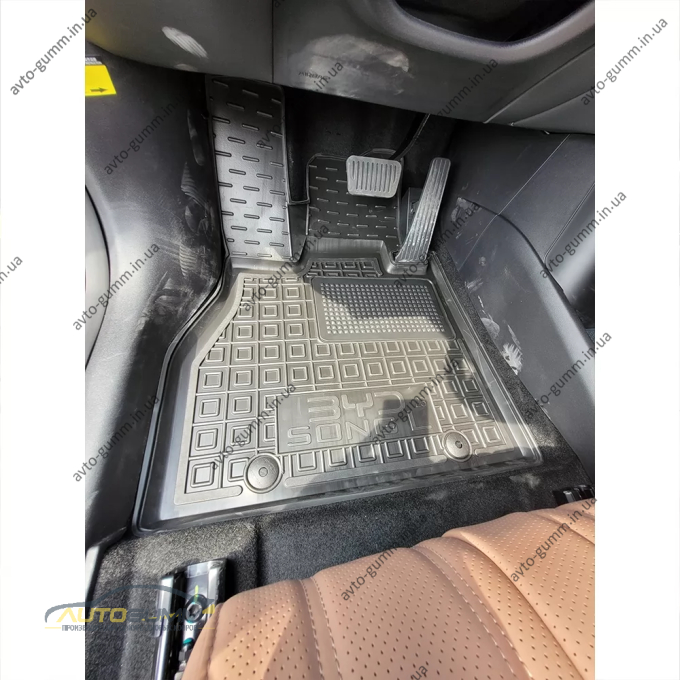Килимки в салон BYD Song L EV 2023- гумові, чорні (AVTO-Gumm)