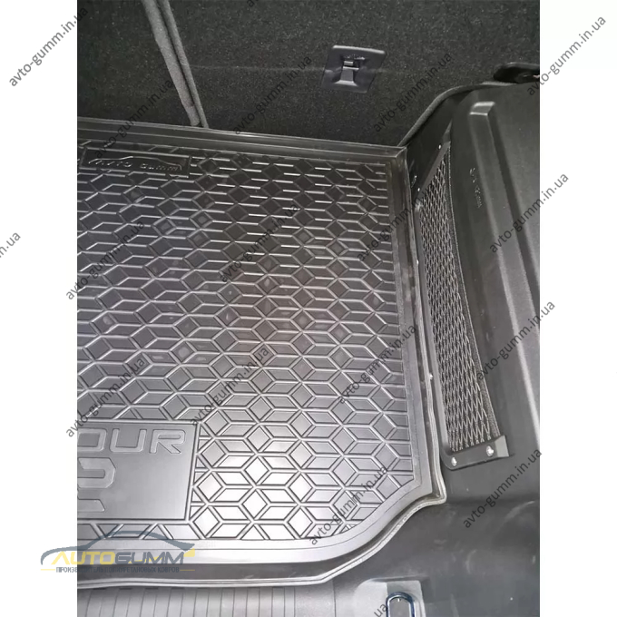 Килимок в багажник Jetour T2 2024- гумовий, чорний (AVTO-Gumm)