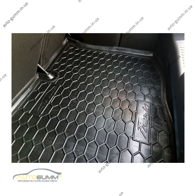 Автомобільний килимок в багажник Ford Fiesta 2015- (Avto-Gumm)