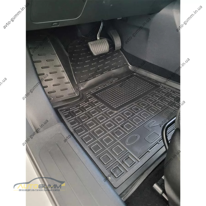 Коврики в салон Haval ORA 03 2023- резиновые, чёрные (AVTO-Gumm)