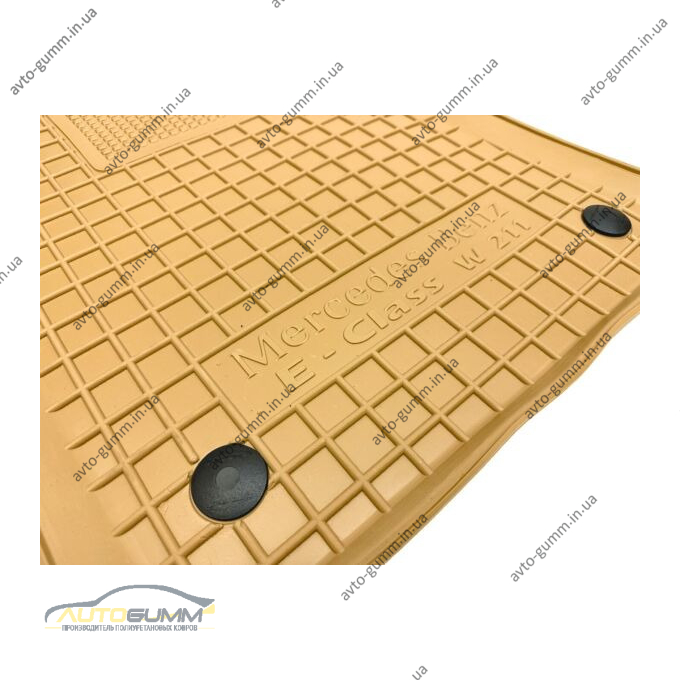 Автомобильные коврики в салон Mercedes E (W211) 2002- бежевые (AVTO-Gumm)