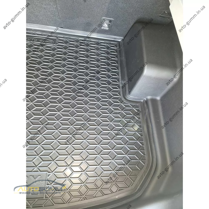 Килимок в багажник Chery Tiggo 6 2025- гумовий, чорний (AVTO-Gumm)