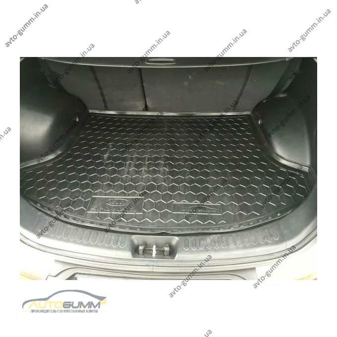 Автомобильный коврик в багажник Kia Sportage 3 2010- (Avto-Gumm)