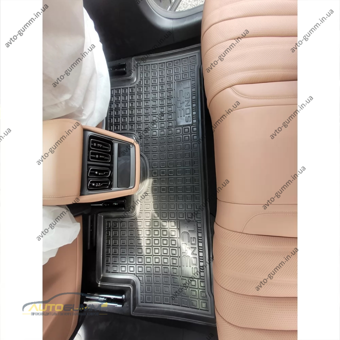 Килимки в салон BYD Song L EV 2023- гумові, чорні (AVTO-Gumm)