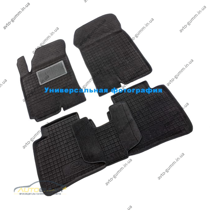 Гібридні килимки в салон Smart Forfour 453 2014- (Avto-Gumm)