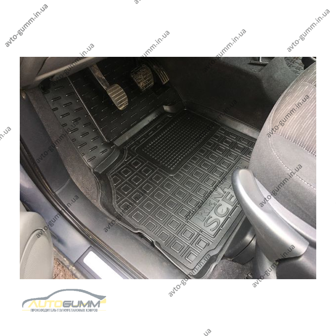 Передні килимки в автомобіль Renault Scenic 2 2002-2009 (Avto-Gumm)
