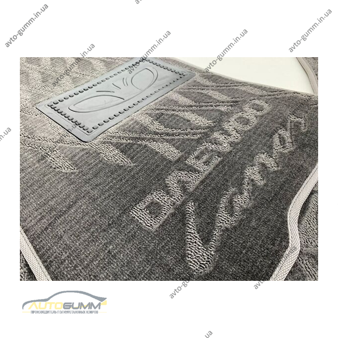 Текстильные коврики в салон Daewoo Lanos 1996- (V) серые AVTO-Tex