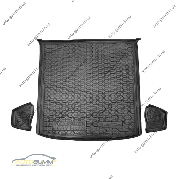 Автомобильный коврик в багажник Volkswagen Tayron 2025- 5 мест (AVTO-Gumm)