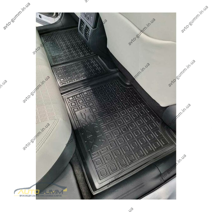 Автомобильные коврики в салон Toyota bZ4X 2022- (AVTO-Gumm)