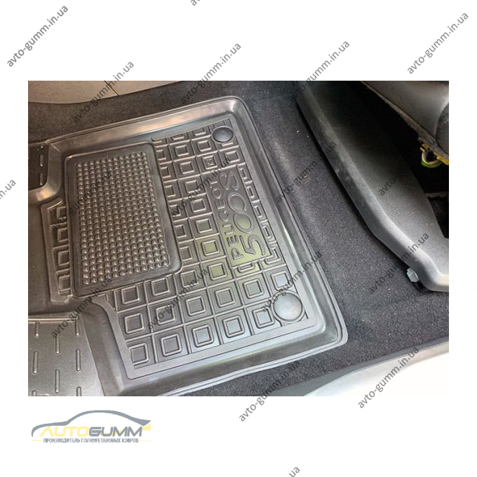 Водительский коврик в салон Peugeot 5008 2019- (Avto-Gumm)