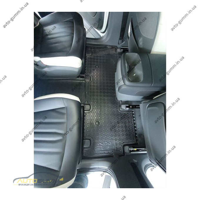 Автомобільні килимки в салон Kia EV9 2024- 6 мест (AVTO-Gumm)