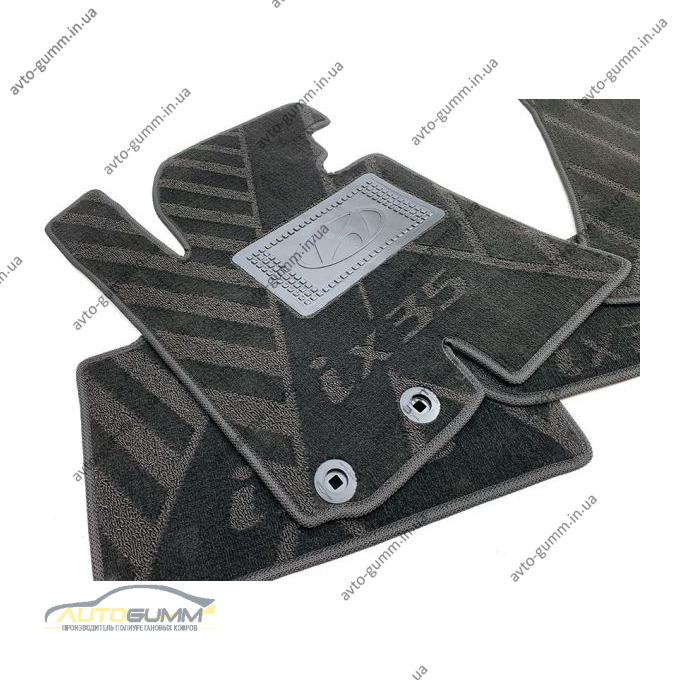 Текстильні килимки в салон Hyundai ix35 2010- (X) AVTO-Tex