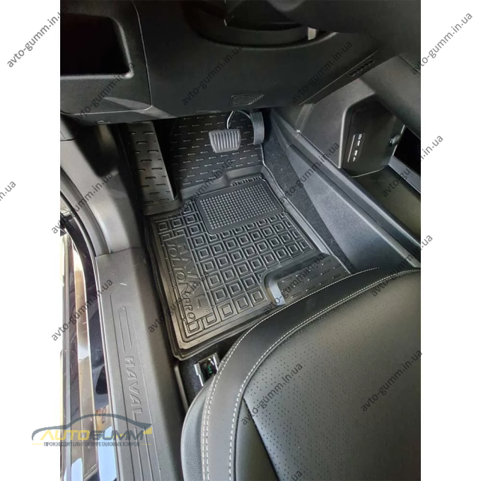 Килимки в салон Haval Jolion Pro 2024- гумові, чорні (AVTO-Gumm)