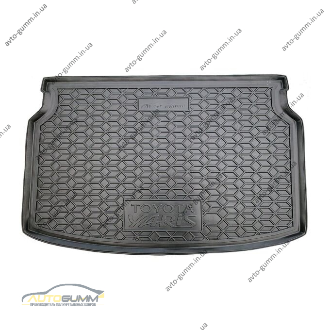 Автомобільний килимок в багажник Toyota Yaris 2021- (AVTO-Gumm)