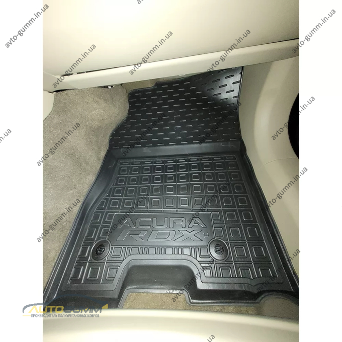 Килимки в салон Acura RDX 2014-2017 гумові, чорні (AVTO-Gumm)