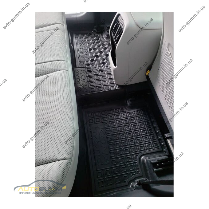 Автомобільні килимки в салон Hyundai Kona 2023- hybrid (AVTO-Gumm)